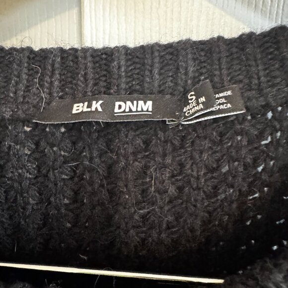 BLK DNM Alpaca & Wool Knit Pullover - Picture 2 of 3